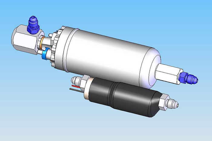 Bosch製インライン型燃料ポンプ　PT1/8仕様