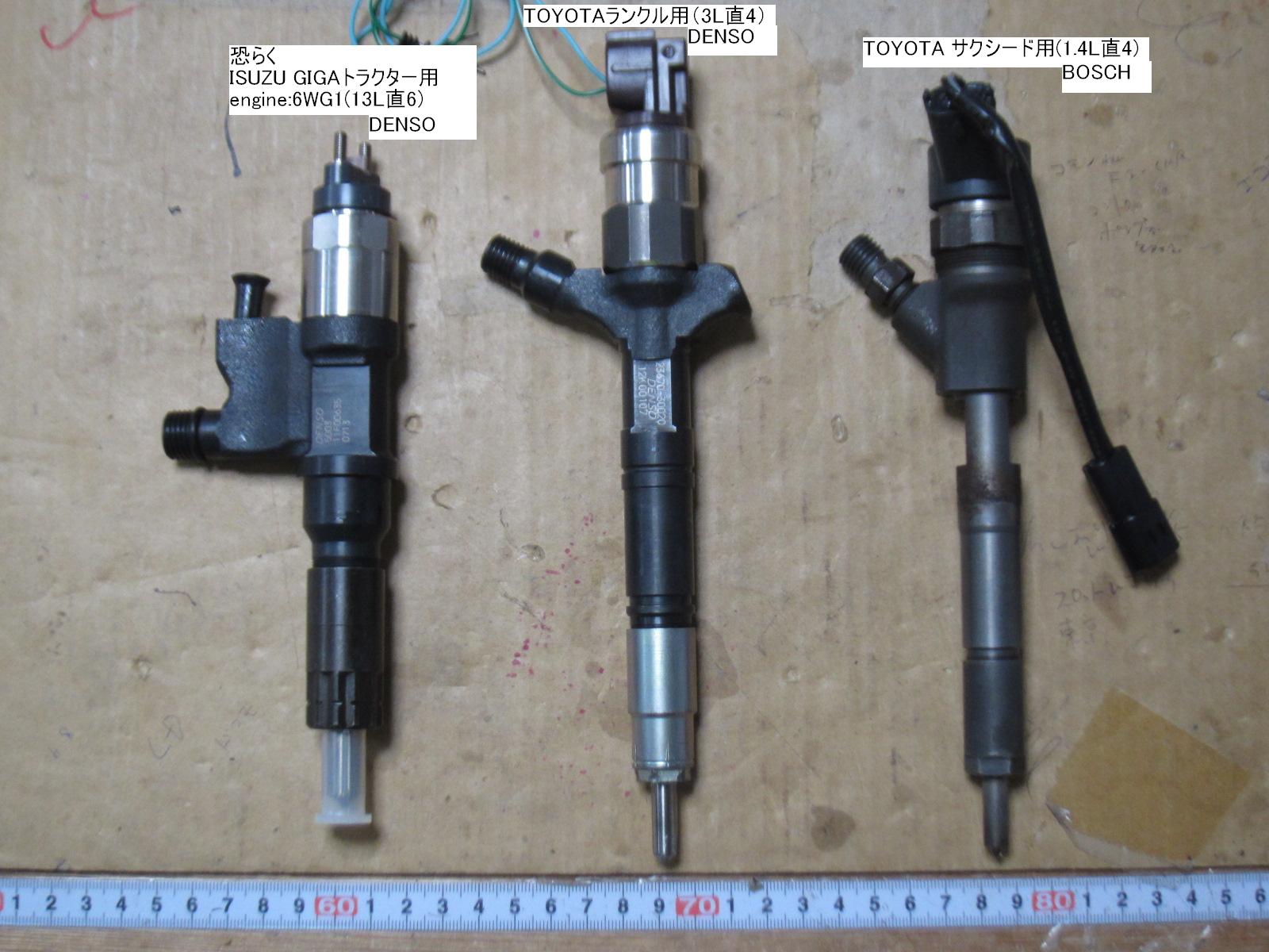 コモンレールインジェクター